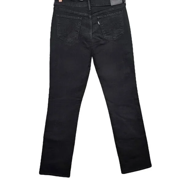 Levi's Mens 30 Black 505 Straight Leg Jeans - Picture 3 of 13